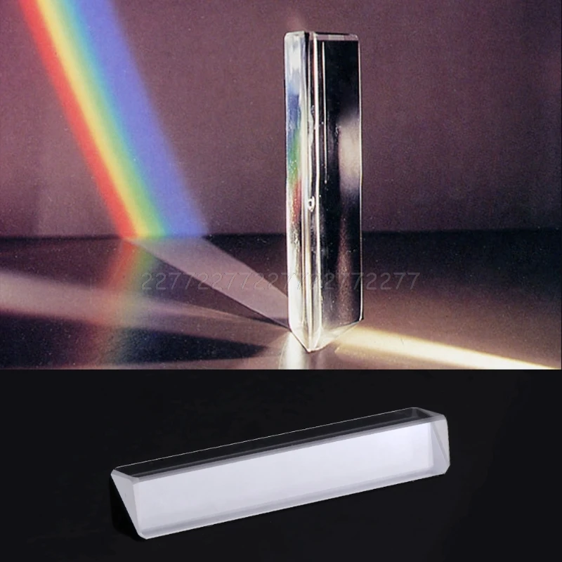 

K9 Optical Glass Right Angle Reflecting Triangular Prism For Teaching Light Spectrum A01 19 Dropship