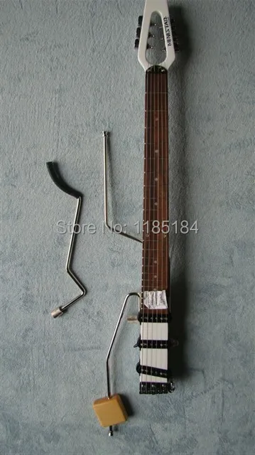 Cheap Free shipping MiniStar castar Travel Electric Guitar Built in Headphone Amp