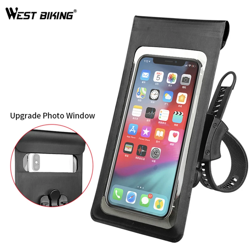 WEST BIKING велосипедная сумка для телефона 6 0 дюйма ТПУ сенсорный экран сотового на