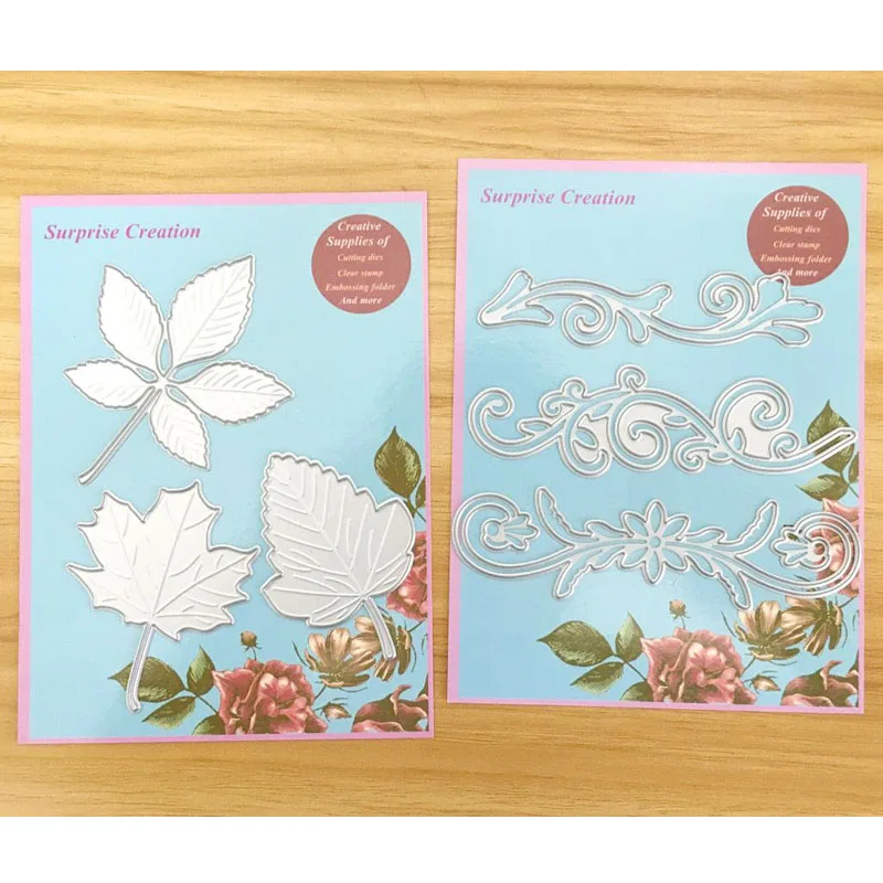 

2-Set Combination dies Leaf & VineFloral Cardmaking & Scrapbooking DIY Craft