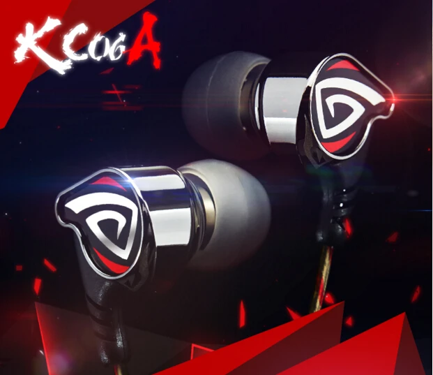  OSTRY KC06A Dynamic HIFI In-Ear Earphone Process of  Vacuum Coating 10mm CCAW Drive unit 10mW Rated power 1.35m Cable 