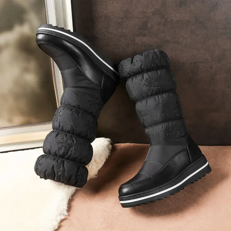 

Big Size 9 10 13 boots women shoes ankle boots for women ladies boots Solid color with low rounded head