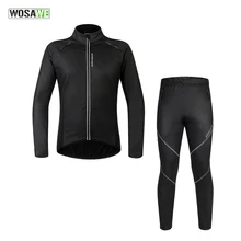 WOSAWE Men’s Cycling Coat Bike Bicycle Cycle Clothing Long Jersey Jacket-Wind ,Tights Pants-Whirlwind Waterproof