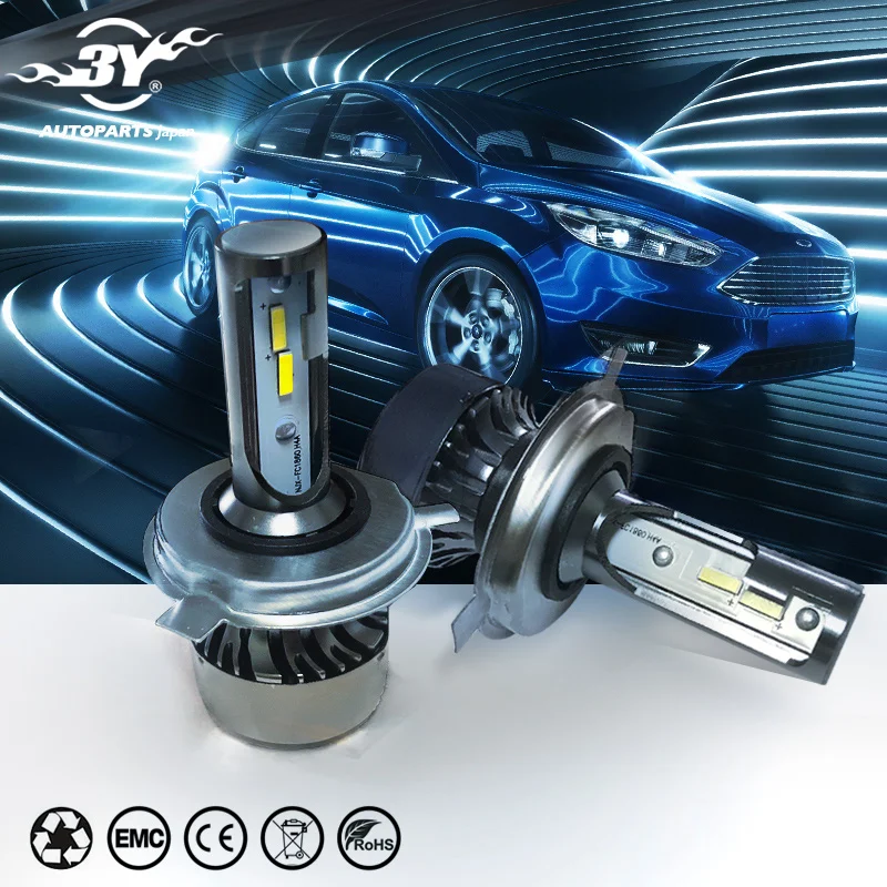 

Set of (2) H4 LED Headlight Bulbs SMD H1 H11 H7 H3 Hi Lo Beam 9005 6000K 60W 8400LM LED Conversion Kit 12v-24v for All CarS