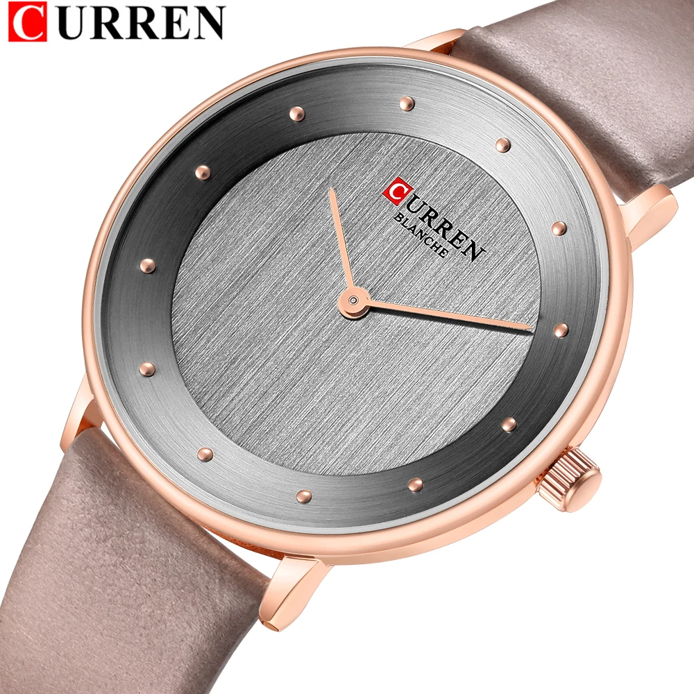 Reloj Mujer CURREN Модные женские часы кожаные Аналоговые кварцевые наручные часы женские очаровательные часы женские Relogios Feminino