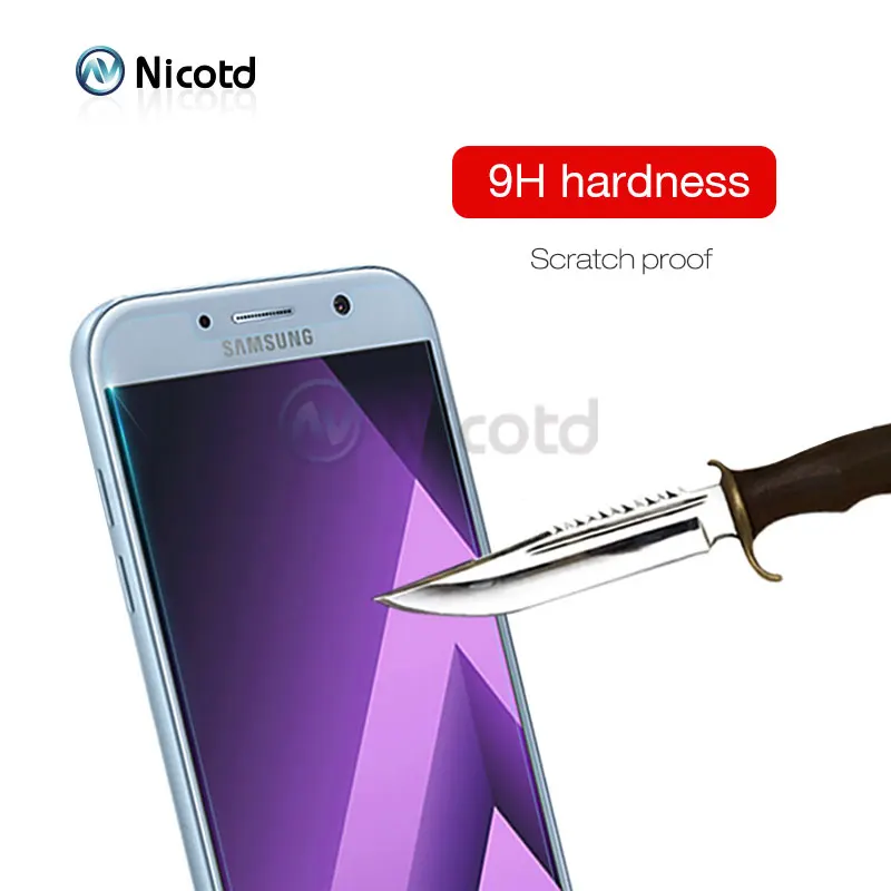 Nicotd 9H прозрачное закаленное стекло для samsung Galaxy Note 2 3 4 5 neo для Galaxy N7100 N9000 N9100 N750 N9200 Защитная пленка для экрана