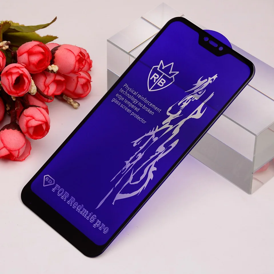 6D чехол Стекло для Xiaomi mi 9 8 A2 Lite mi 9t CC9 A1 Экран протектор for Xiaomi Mi 9 Pro 9t Xiomi Redmi K20 7 7a 8 8A 5 Plus Note 6 Pro закаленное Стекло