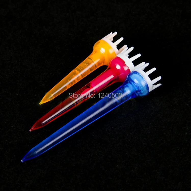 Free Shipping 50Pcs/lot 50mm Plastic Crown Golf TEES , Golf tee on