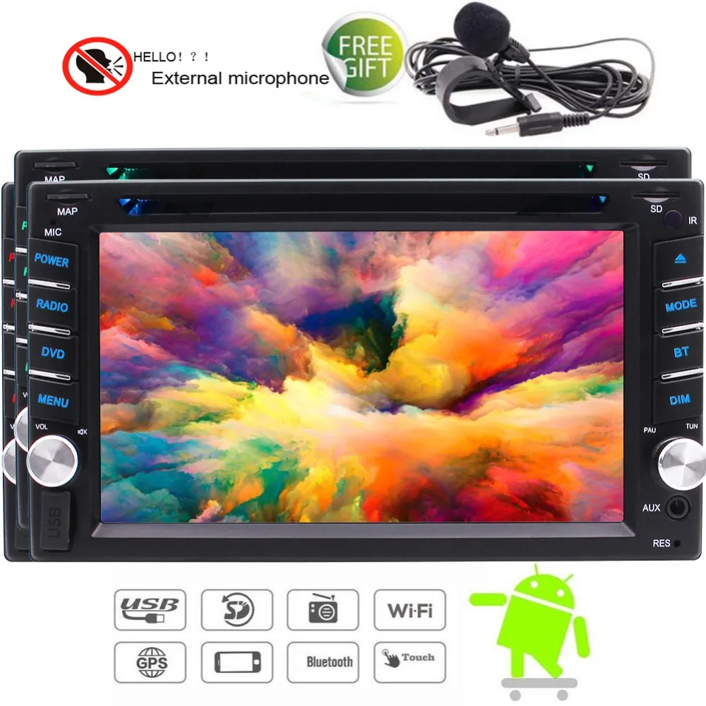 Авторадио Опора GPS навигация Bluetooth Mirrorlink wifi 3g 4G USB SD OBD dab fm/AM RDS Радио Android 6 0