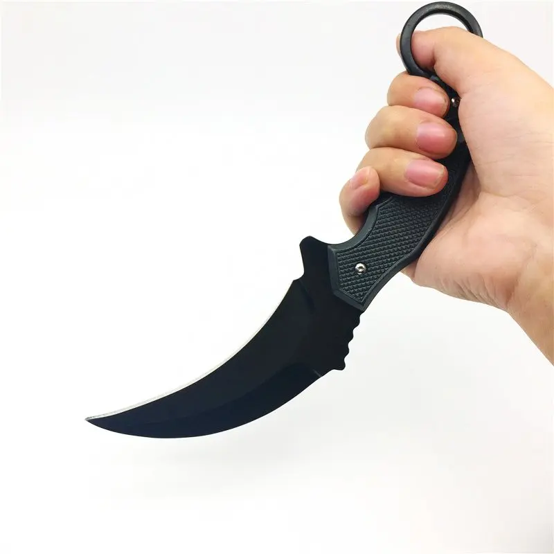 Нержавеющая сталь Тактический Karambit hawbill Ножи, выживания обороны коготь фиксированной Ножи для наружного Охота Кемпинг Пеший Туризм Инструменты