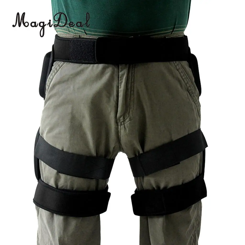 MagiDeal Impact-resistant Thickened 2.5cm Skiing Hip Butt Pad Roller Skating Snowboard Padded Safe Shorts Guard Black S M L