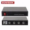 Distribuidor/divisor de vídeo profesional, 1-4 puntos, 4 canales, salida AHD/CVI/TVI BNC, compatible con DC 12V, rango de hasta 300-600m ► Foto 1/5