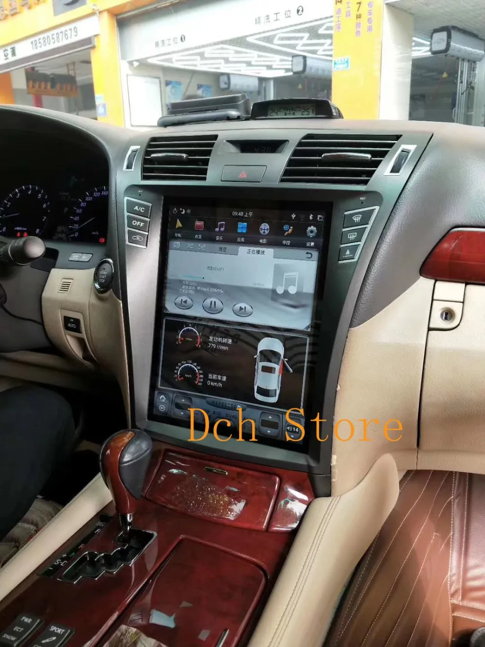 Вертикальный tesla стиль Android 8,1 автомобильный DVD gps навигация для lexus LS LS460 LS600 2006-2012 carplay 4 Гб ram 32 ГБ rom HDMI AHD радио