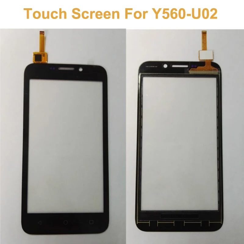 Черный сенсорный экран для Huawei y560-u02 4 5 &quotсенсорная панель запасные части