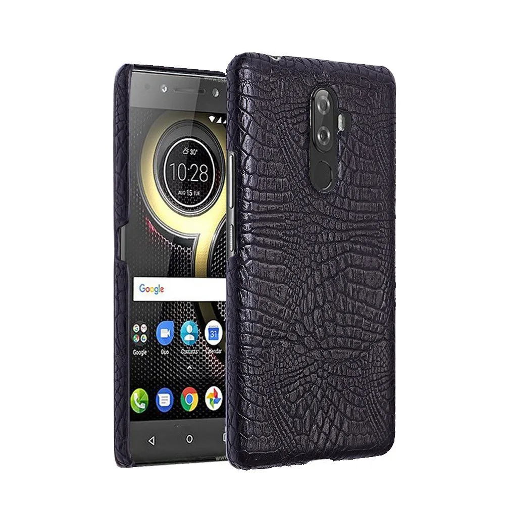 Coque для Lenovo K8 Примечание случае Роскошные крокодил узор из искусственной кожи