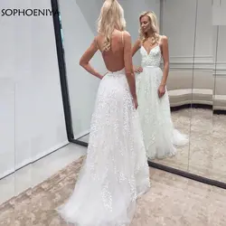 Новое поступление трапециевидной формы пляжные свадебное платье gelinlik 2019 Vestido de noiva платье невесты vestidos novias boda свадебные платья