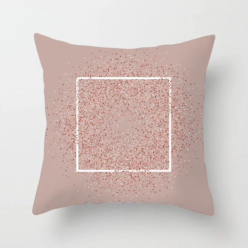 Fuwatacchi чехол для подушки в скандинавском стиле розовый геометрический принт чехол для подушки домашний декоративный чехол на подушки аксессуары для украшения дома