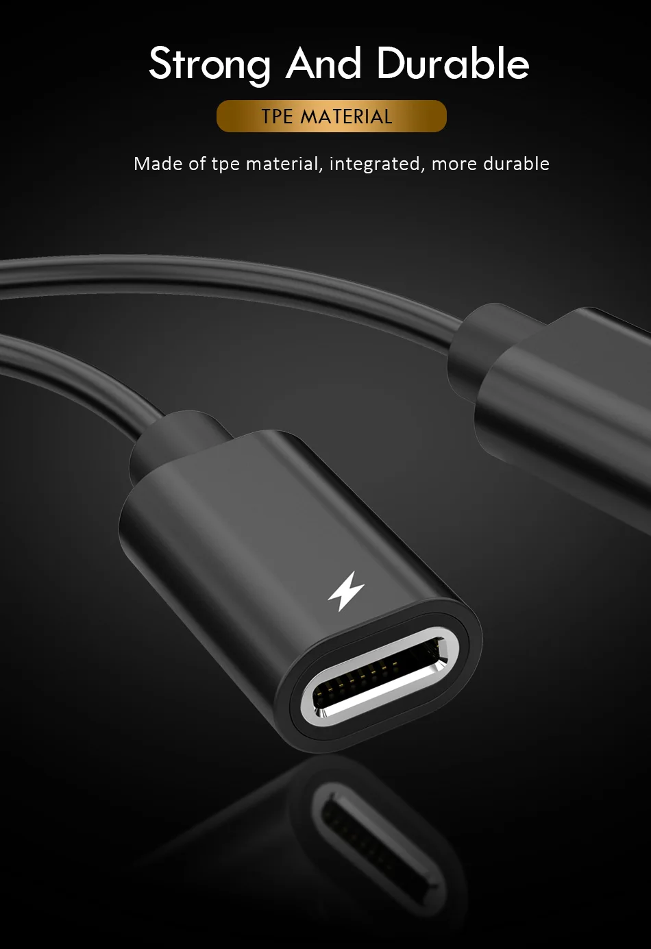 !ACCEZZ  2 in 1 Dual Lighting Charging Audio Adapter For iphone 7 8 Plus X IOS 10 11 Phone Adapter Charger Aux Cable Connector (6)