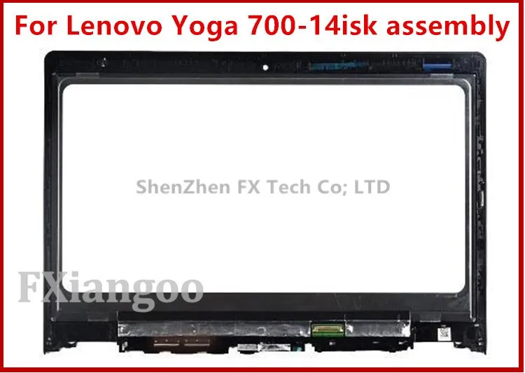 Для Lenovo Yoga 700 14 &quot1920*1080 yoga700-14 ноутбук сенсорный ЖК-экран дигитайзер сборка