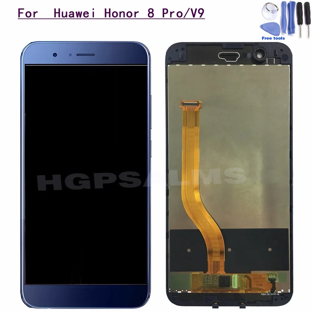 HW035 For  Huawei Honor  8 Pro V9 LCD Display Touch Screen Digitizer Assembly With Frame 5.7 Inch 2560x1440 Replacement (4)