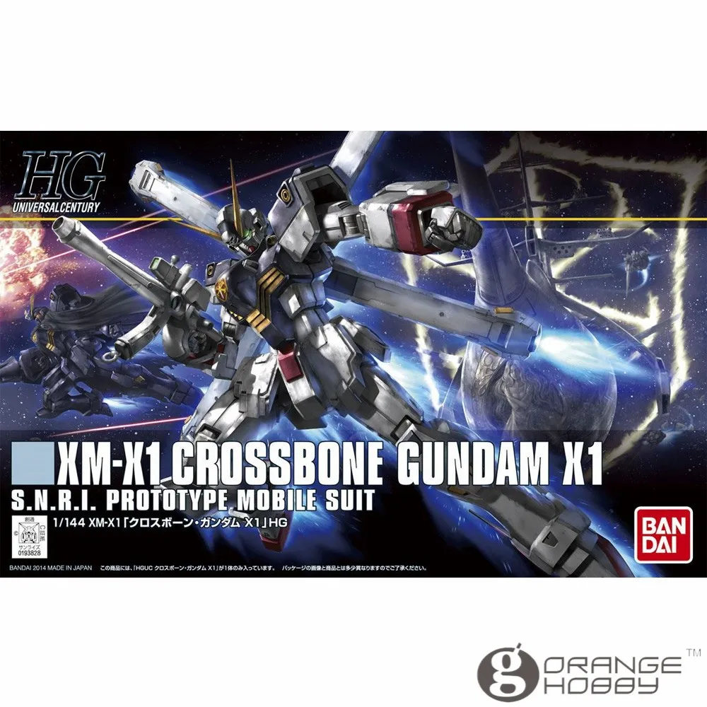 OHS Bandai HGUC 187 1/144 XM-X1 Crossbone Gundam X1 мобильный костюм сборки модель Наборы