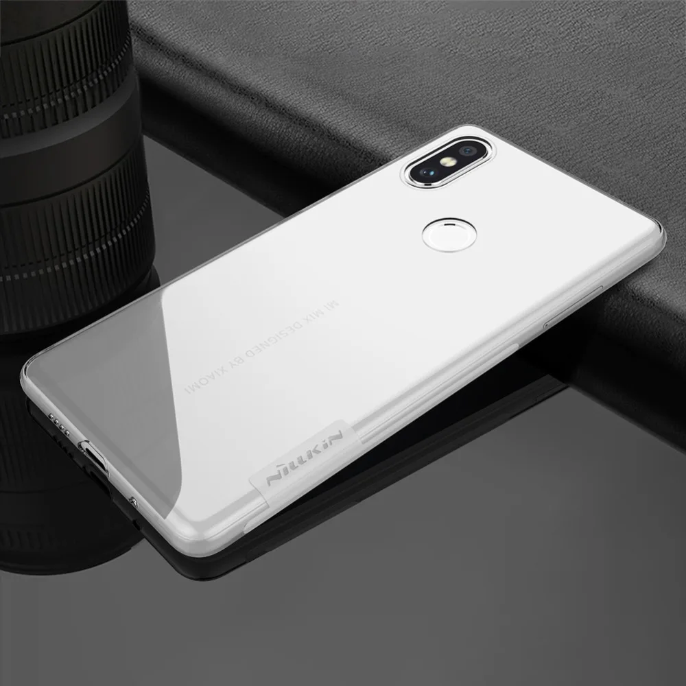 Funda Original Xiaomi Mi MIX 2 s NILLKIN Nature TPU funda para Xiaomi Mix 2 s funda s de teléfono de silicona transparente suave para Mix 2 s