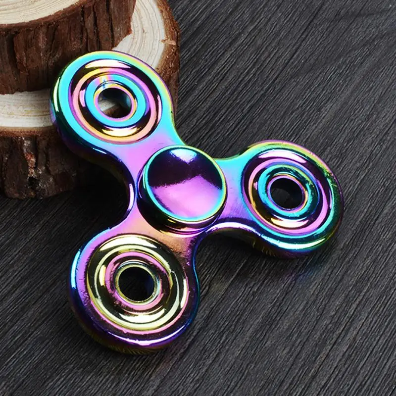 

New Colorful Rainbow Fidget Spinner Hand Spinner EDC Finger Spinner Torqbar Focus Autism Fidget Toy