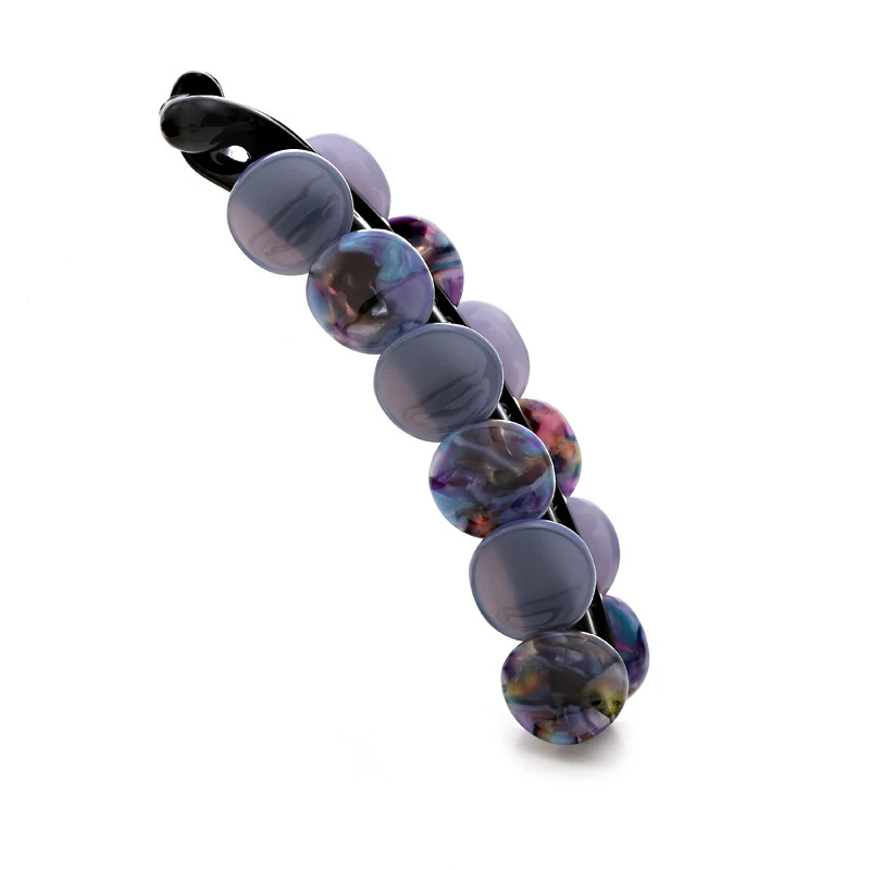 Top Quality Women Banana Hair Clips Ponytail Hairpins Blue