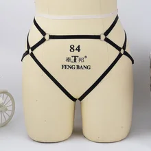 Для женщин сексуальная Т-обратно стринги Штаны восточном промежности трусы фетиш одежда бондаж Готический Rave Pole Dance белье стринги