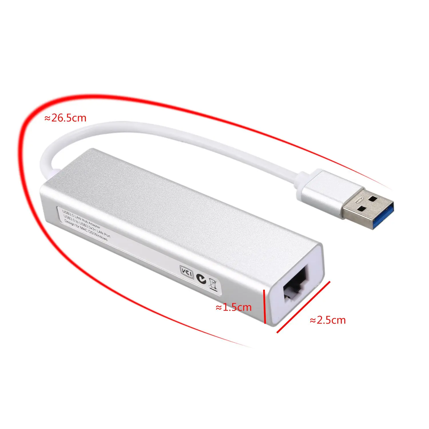Лучшие предложения USB 3 0 гигабитный Ethernet адаптер с портами хаб RJ45 Lan сетевой порт