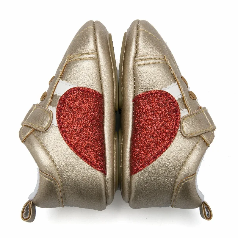 

Newborn Baby Boys Girls Infant Toddler Soft Anti-slip Shoes Stripe Pattern Shoes Baby Shoes Pu Leather Shoes Sports Sneakers