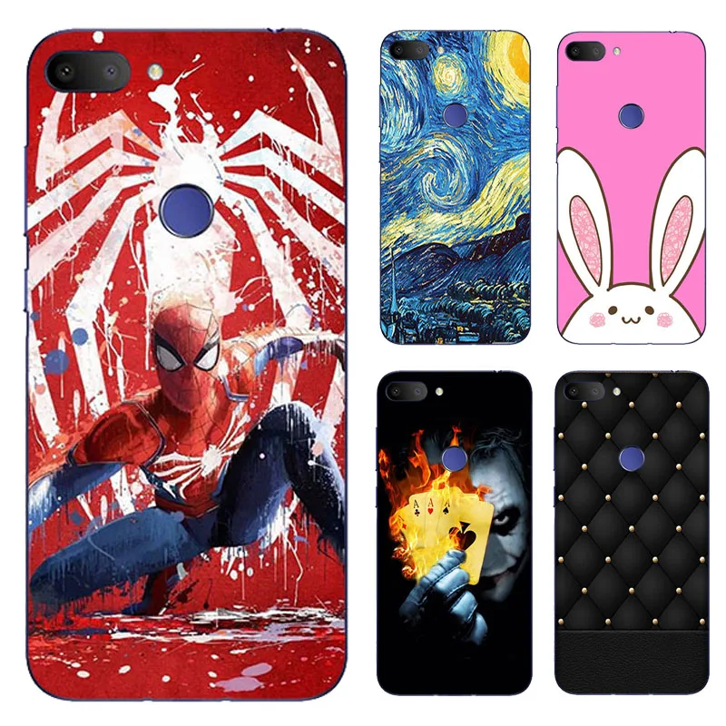 

For Alcatel 1S 5024D 2019 5.5" Case Soft Silicone Back Cover Flower 3D Cute Pattern Bag for Alcatel 1S 2019 1 S 2019 Phone Cases