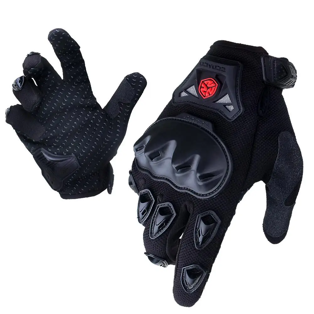 Перчатки SCOYCO moto rcycle дышащие перчатки для грязного велосипеда Guantes de moto защитные перчатки для рук для moto rcycle - Цвет: MC29 Black gloves