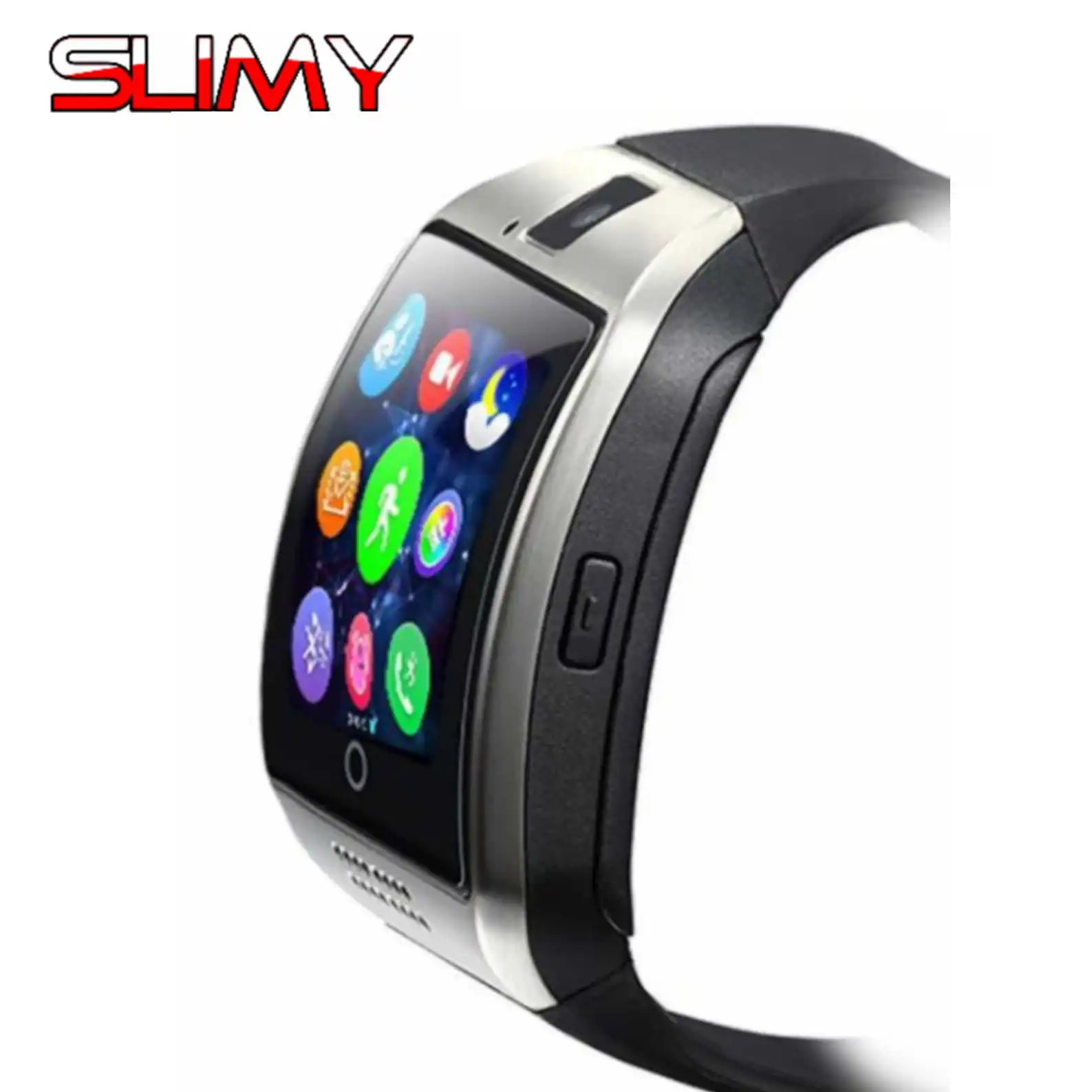 

Slimy Men Women Kids Smart Watch Phone Q18 for Android IOS Bluetooth Smartwatch Support 2G SIM TF Card Wristwatch PK DZ09 A1 Y1