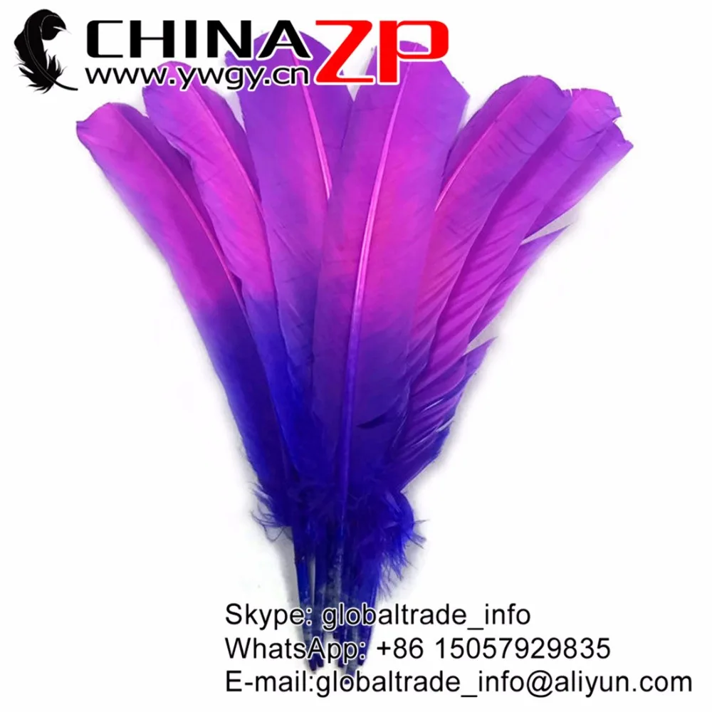 Pink Magenta Ombre Rooster FeathersStrung Rooster Schlappen 2/" Strip