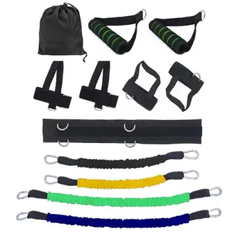 

Resistance Bands Stretching Strap Set for Leg Arm Waist Exercises Boxing Thai Home Gym Bouncing Strength Training Equipment