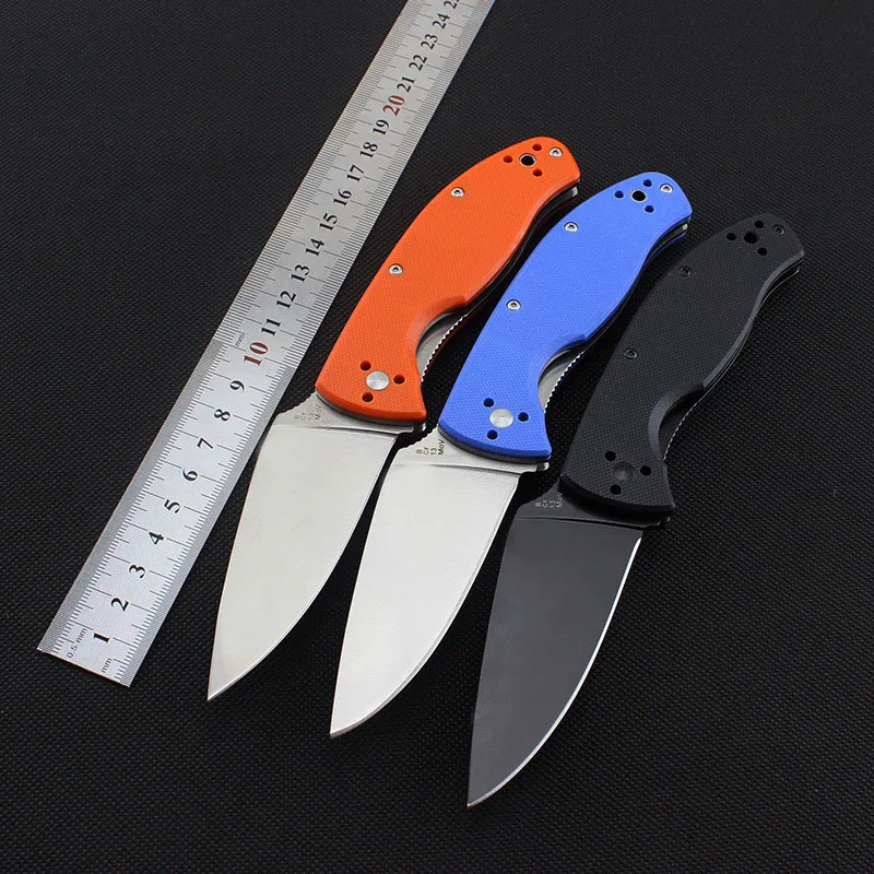 

Great EDC 122GP folding knife 7Cr13mov blade G10 handle camping hunting tactical knife Military tools pocket utility knives C122
