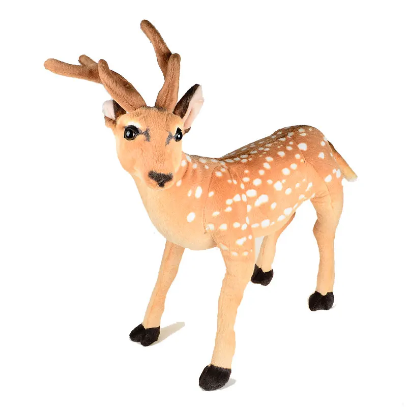 

Plush Christmas Gift Toy Reindeer Elk Deer Animal Doll Toys Big Soft Size 50x60 CM