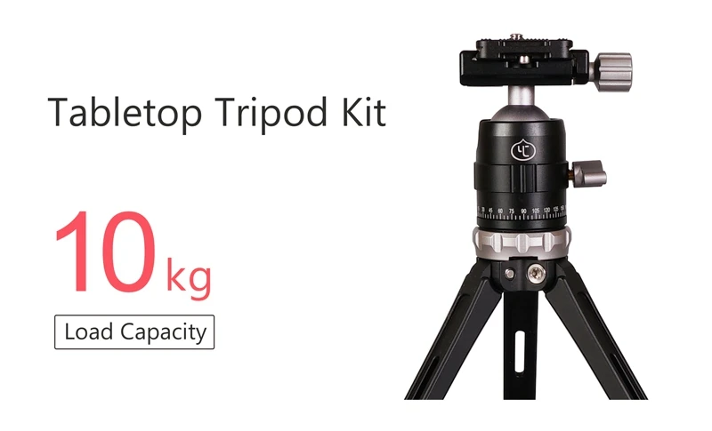 YC ONION Y1 Mini Tripod with Ball Head Load Capacity 10kg Portable Lightweight Aluminum Flexible DSLR Camera Phone Tripod (1)