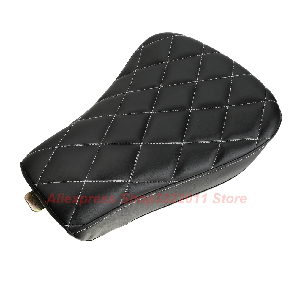 

Motorcycle Front Diamond Solo Driver Seat Cushion For Harley Sportster Forty Eight XL1200 883 72 48