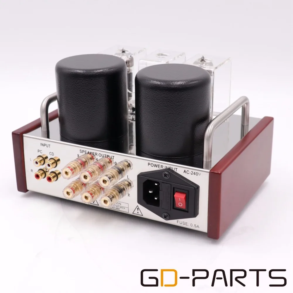 Single End EL84 6P14 12AX7 Stereo Vacuum Tube Amplifier Class A Tube AMP Hifi Audio Vintage Integrated Tube AMP 3.6Wx2 car amplifier