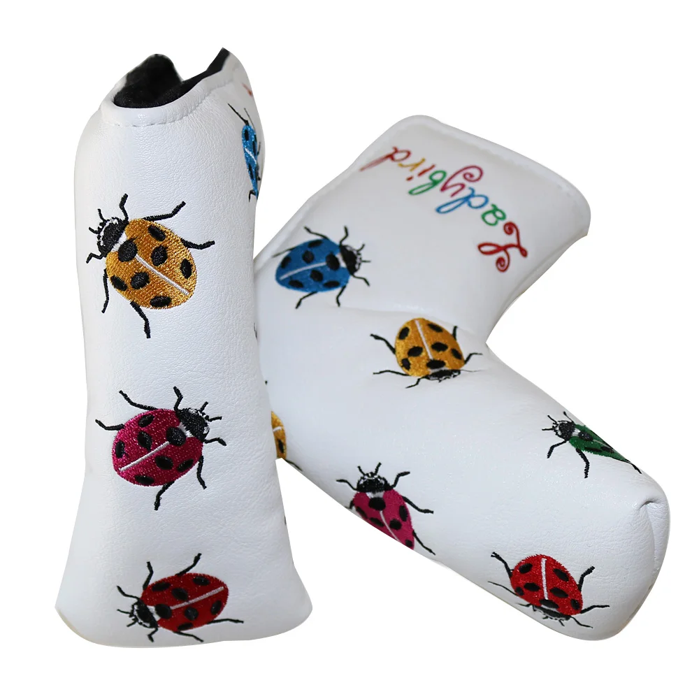 

Putter Cover Blade Craftsman Ping Blade Putter Headcover with Magnetic Closure Ladybird Embroidery Free Shipping