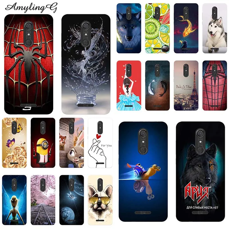 

For Wiko View2 Pro Case Cartoon Pattern Soft TPU Cover For Wiko View 2 Go / View Go / View Max Silicone Skin Painted Case