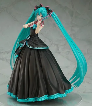 

23cm Japanese anime figure miku symphony violin ver action figure collectible model toys for boys