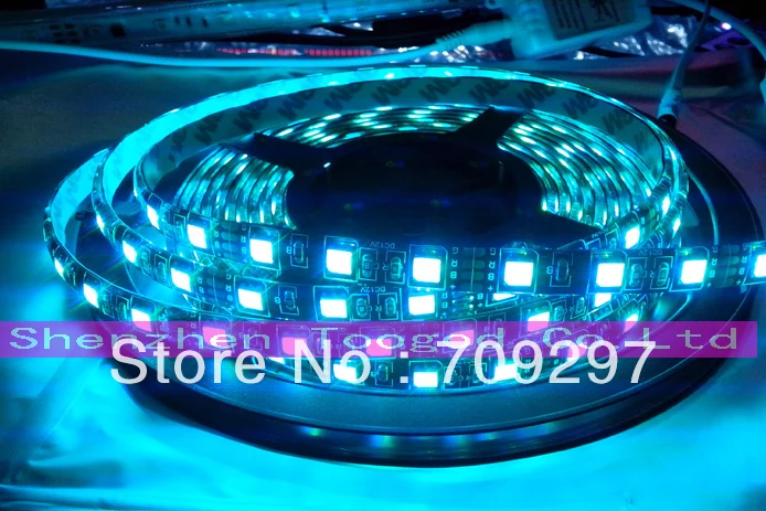 Бесплатная доставка DHL 50 м/лот 300LED черная печатная плата RGB полоса IP65