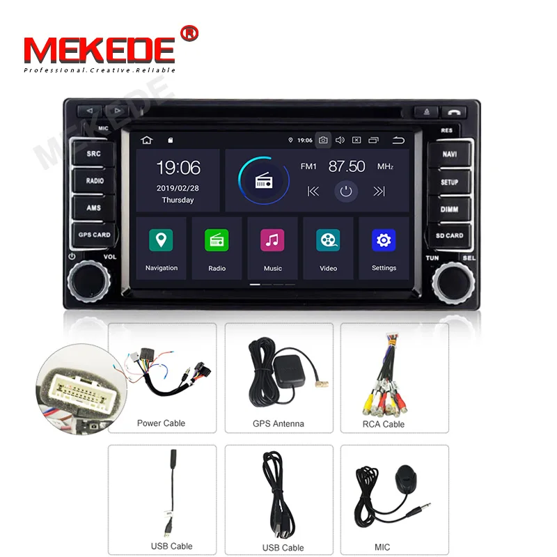 Flash Deal MEKEDE Android 9.0 Quad core Car Multimedia DVD Player for Subaru Forester Impreza 2008-2012 with GPS navigation radio stereo 4