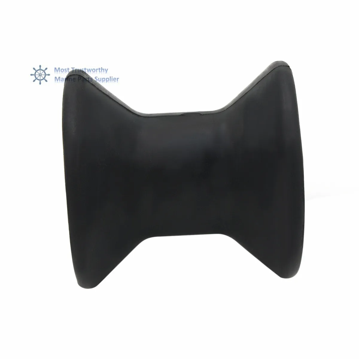 

boat trailer 3 in x 1/2 inch bow stop vee V roller black rubber spool SL52318