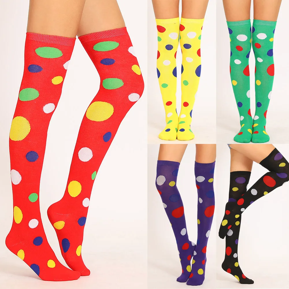 Long socks Women Fashion Sexy Thigh High Over The Knee Socks Colored ...