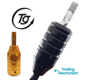 

Tattoo Cartridge Grips Aluminium Twist grips for Nuto Cartridges