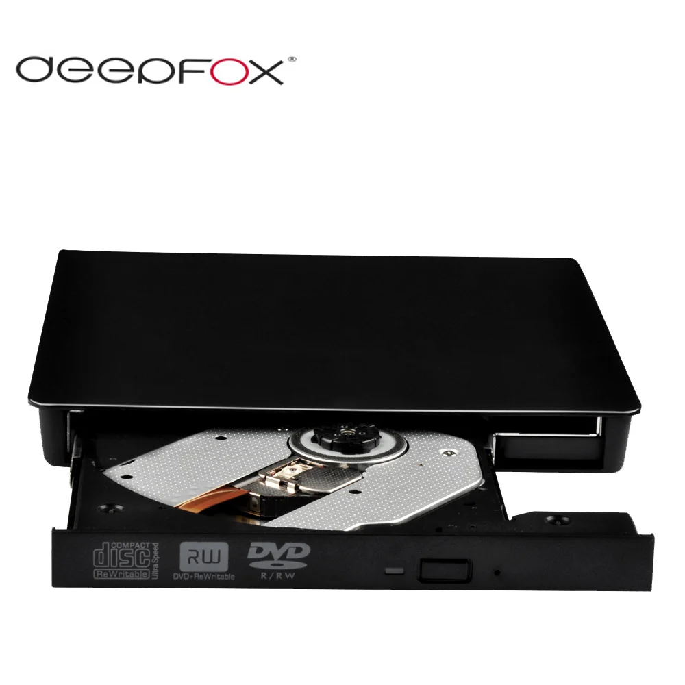 

Deepfox External Drive Slim 9.5mm USB 3.0 DVD-RW/CD-RW Burner Recorder Optical Drive CD DVD ROM Writer For Tablets PC